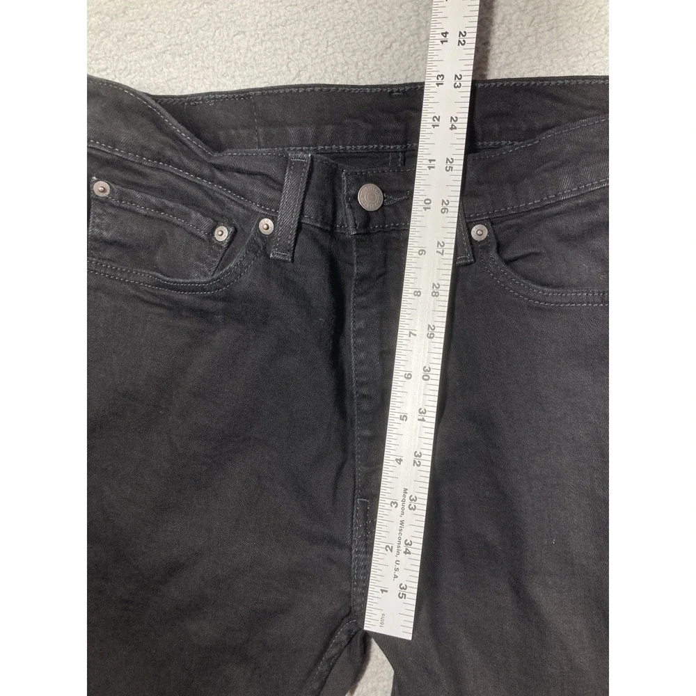 Levis 505 Jeans Mens 34x30 (31x28) Black Straight Classic Cowboy Rodeo Western‎